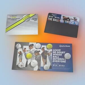 TaylorMade Golf Ball Magnetic Promotional Posters